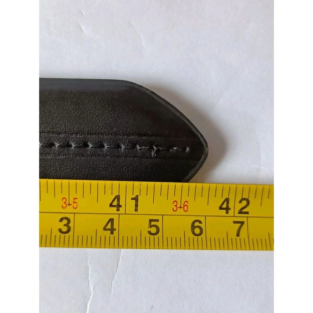 Beverly Hills Polo Club Belt Men's 36 Bonded Leather Black Adjustable
